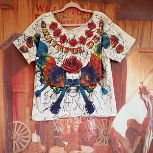 😱1992 Grateful Dead Band Tee | Brockum Licensed | All-Over Print | Men’s M/L